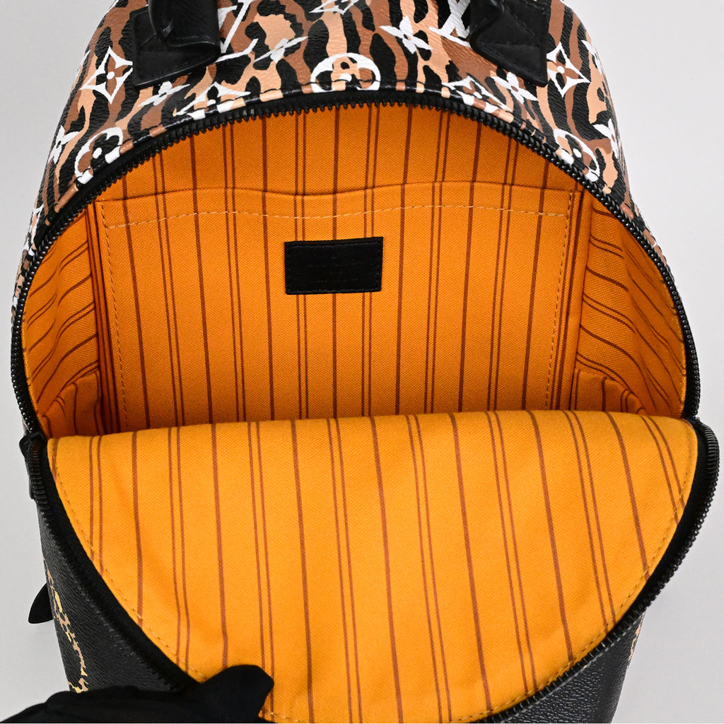 LOUIS VUITTON モノグラムジャングル パームスプリングス バックパック PM レオパード