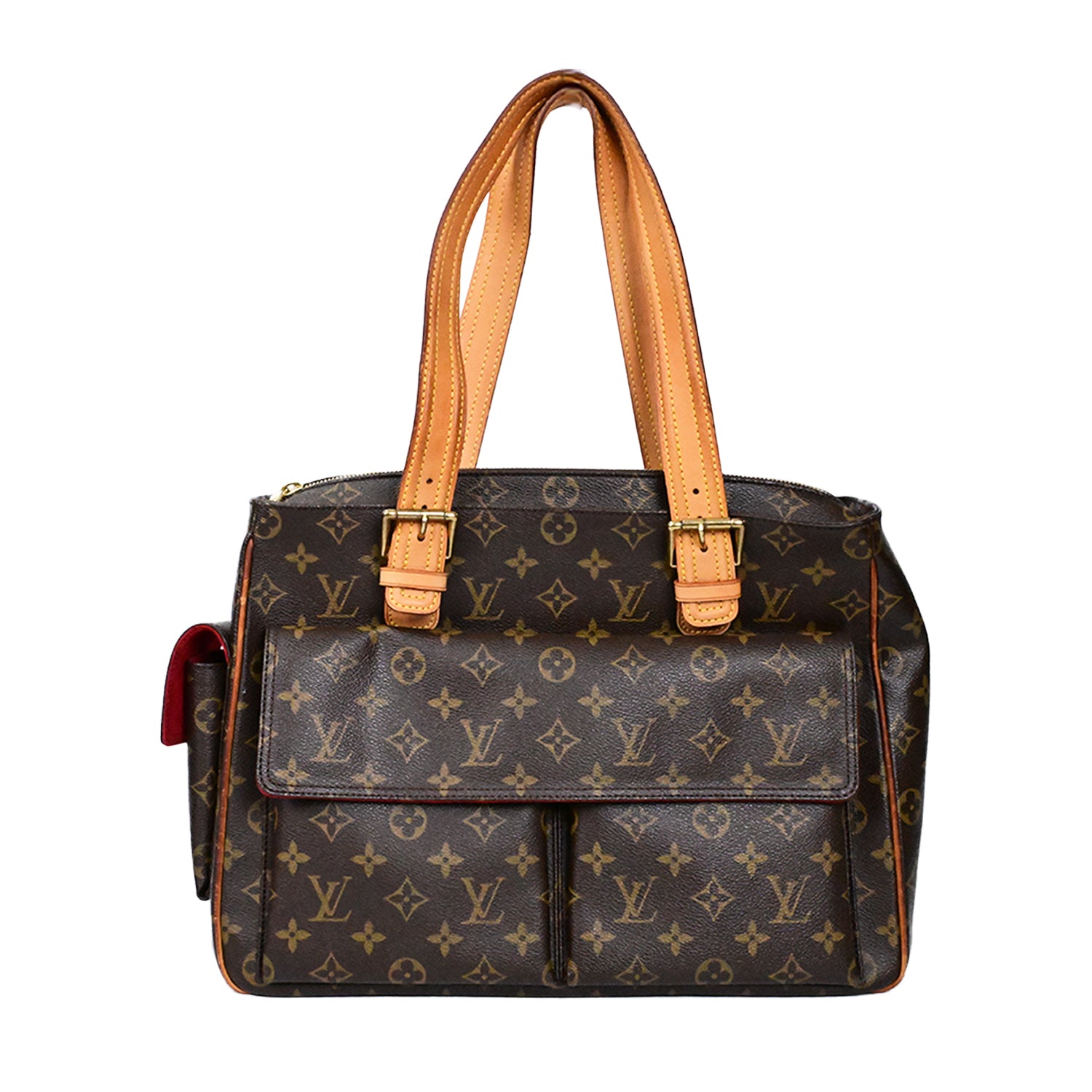 ルイ・ヴィトン ミュルティプリ・シテ ハンドバッグ M51162 モノグラム ブラウン ゴールド金具 21125