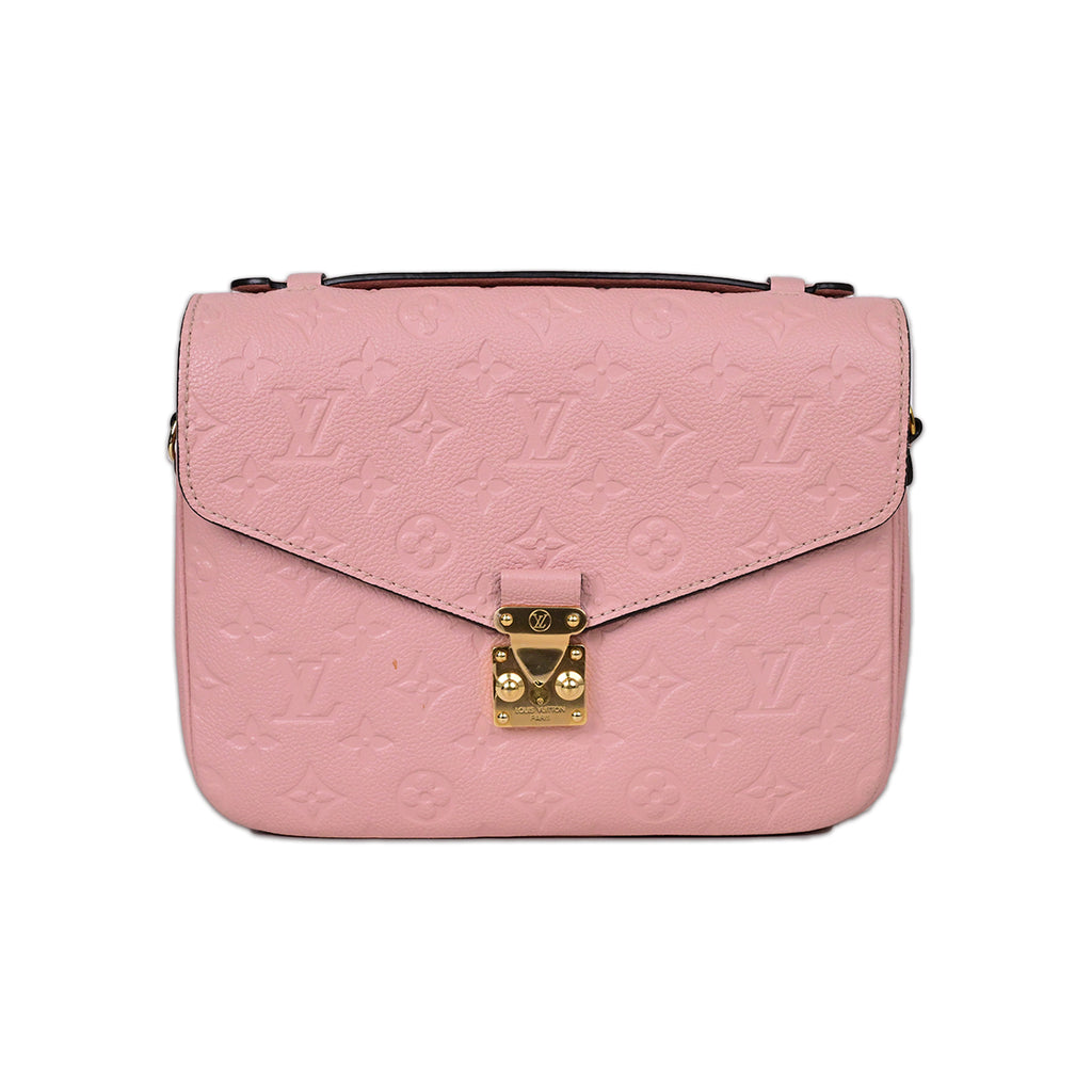 LOUIS VUITTON ポシェット・メティス ハンドバッグ ショルダーバッグ モノグラム・アンプラント ピンク