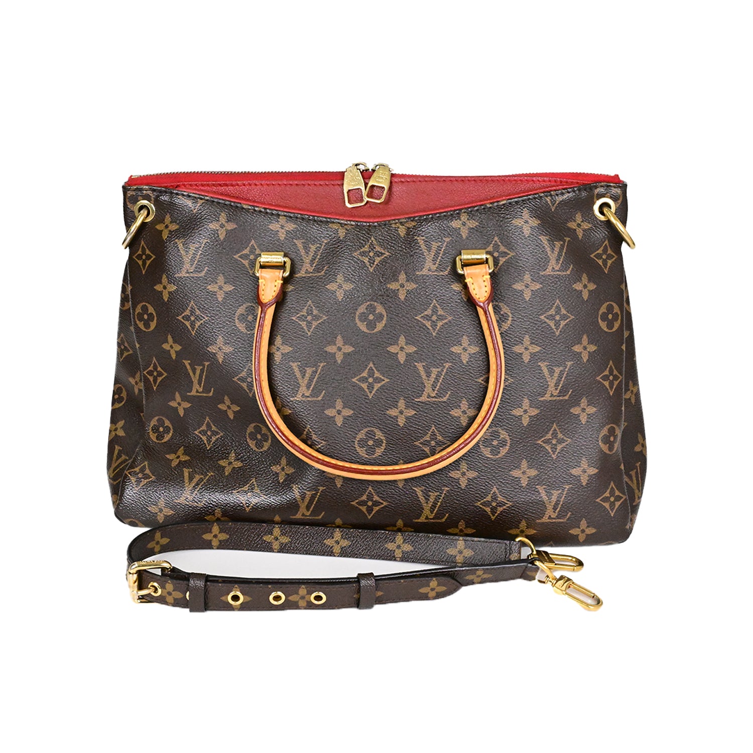 LOUIS VUITTON モノグラム パラス 2WAYショルダー ハンドバッグ 肩掛け スリーズ