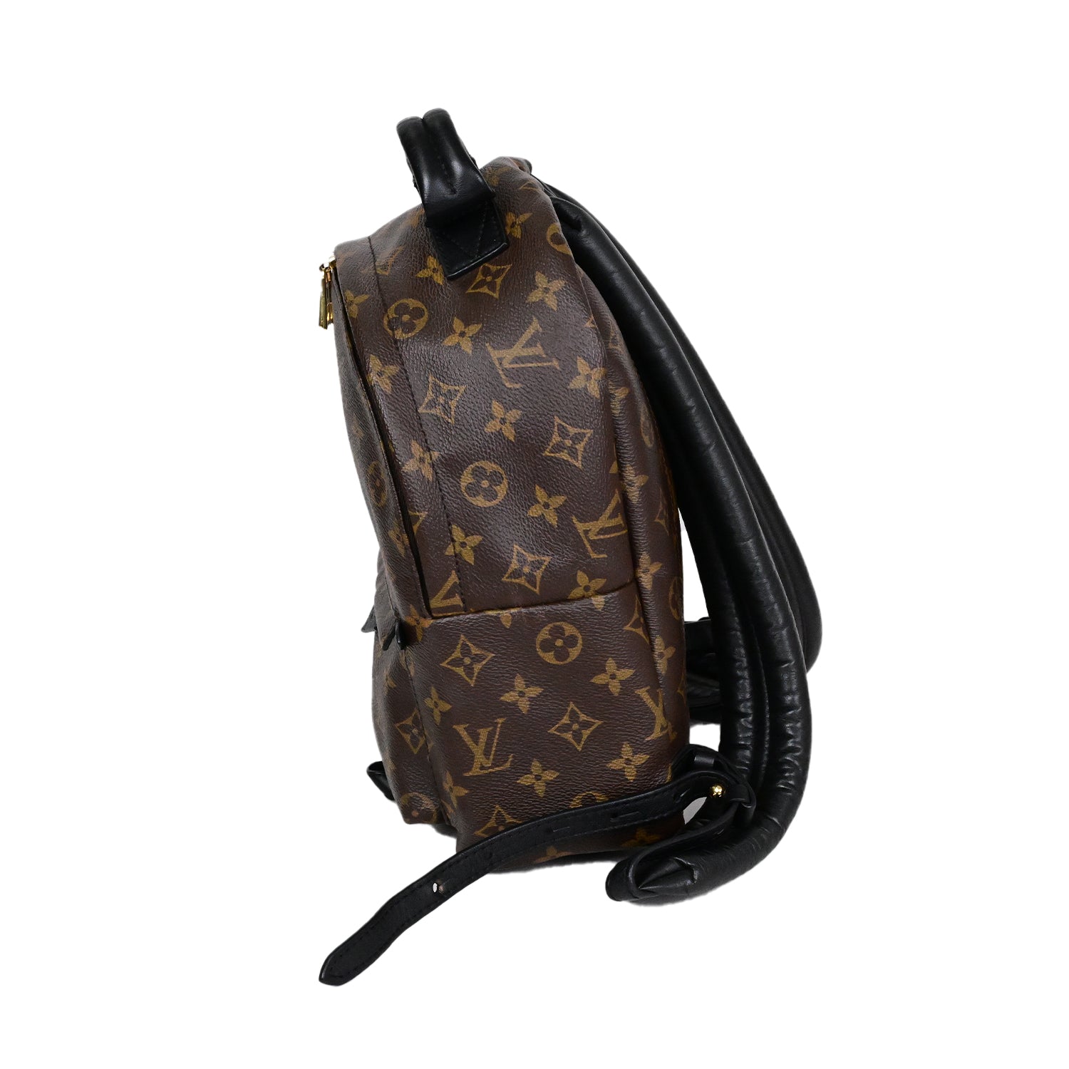 LOUIS VUITTON バックパック・リュック パームスプリングス ブラウン ブラック モノグラムキャンバス レザー