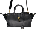 サンローラン ダウンタウンカバス YSL ベイビー ブラック グレインカー 2WAYショルダー 21308 トートバッグ