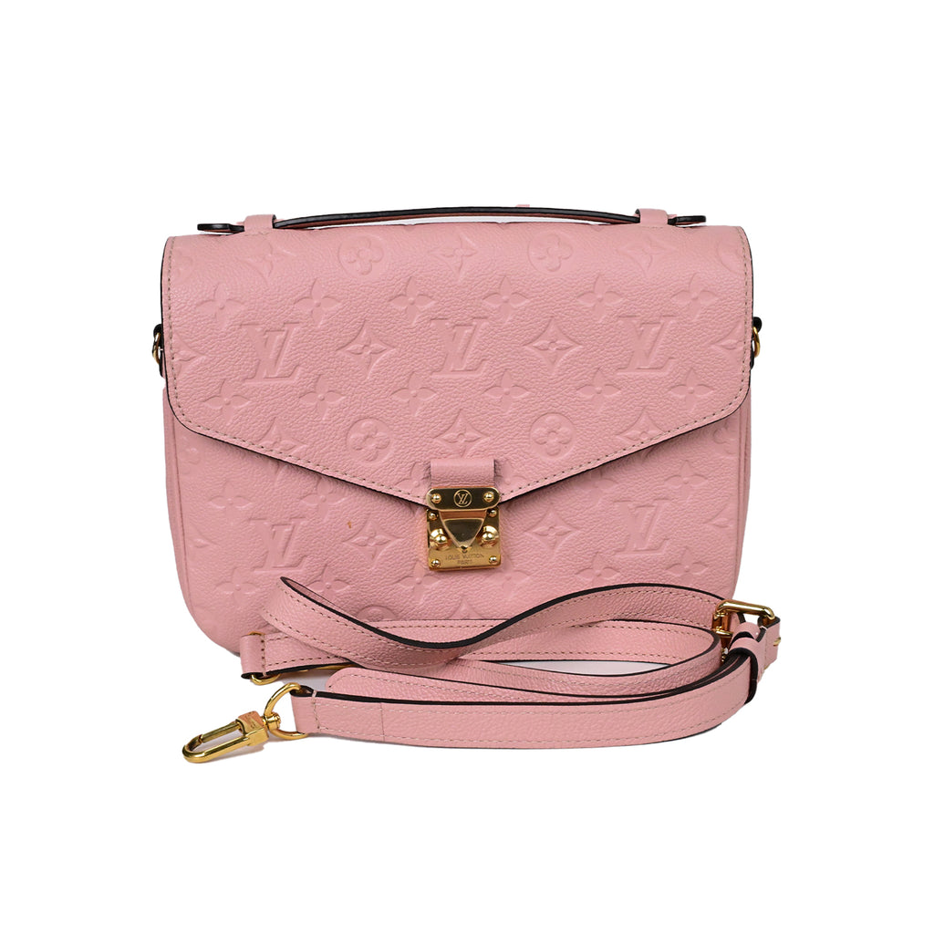 LOUIS VUITTON ポシェット・メティス ハンドバッグ ショルダーバッグ モノグラム・アンプラント ピンク