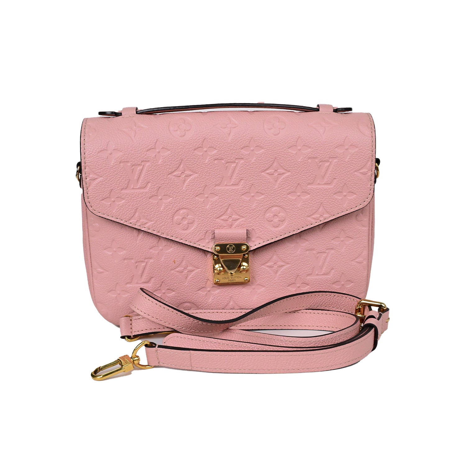 LOUIS VUITTON ポシェット・メティス ハンドバッグ ショルダーバッグ モノグラム・アンプラント ピンク