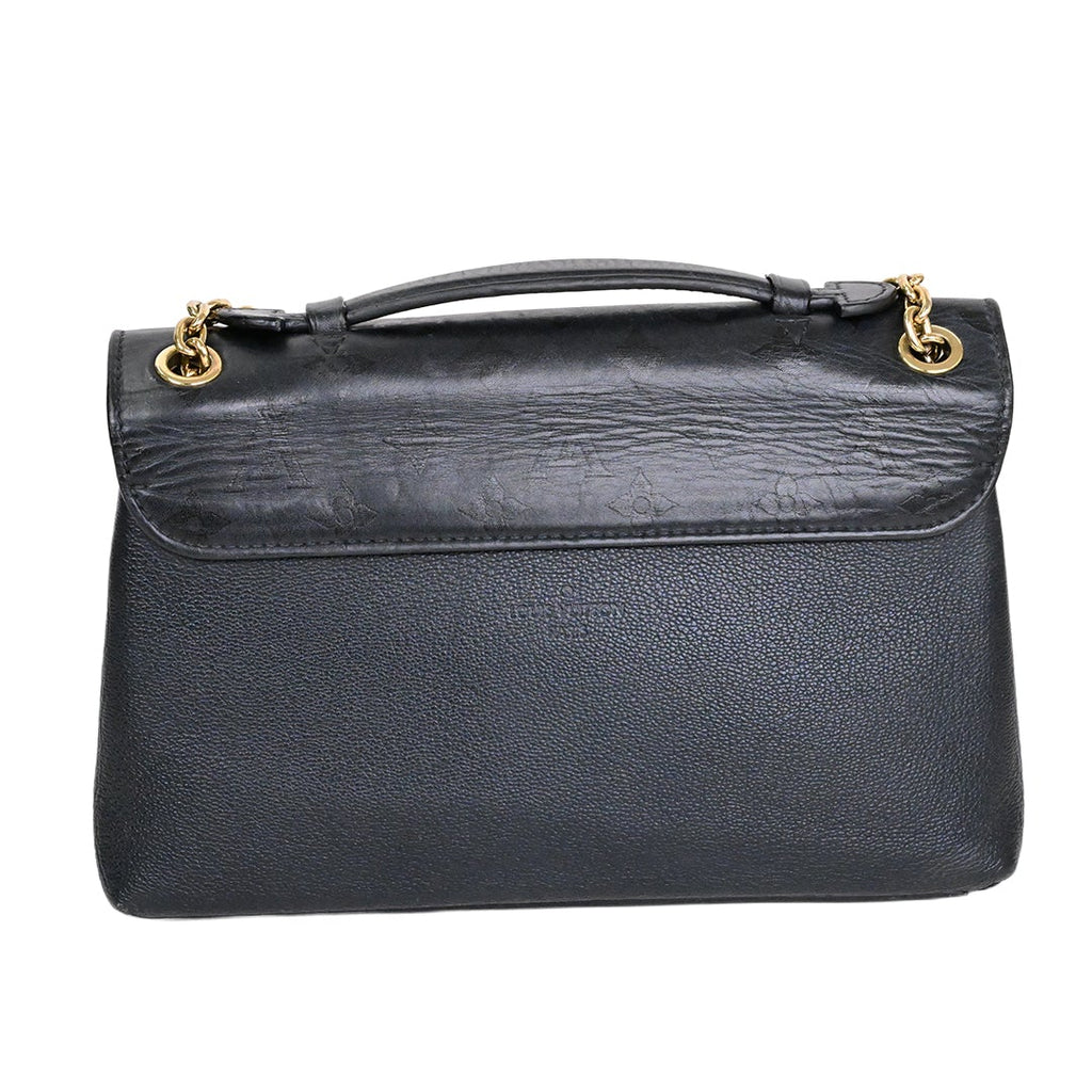 LOUIS VUITTON スムースレザー×グレインレザー:ノワールヴェリー チェーン バッグ2WAYバッグ・ショルダーバッグ