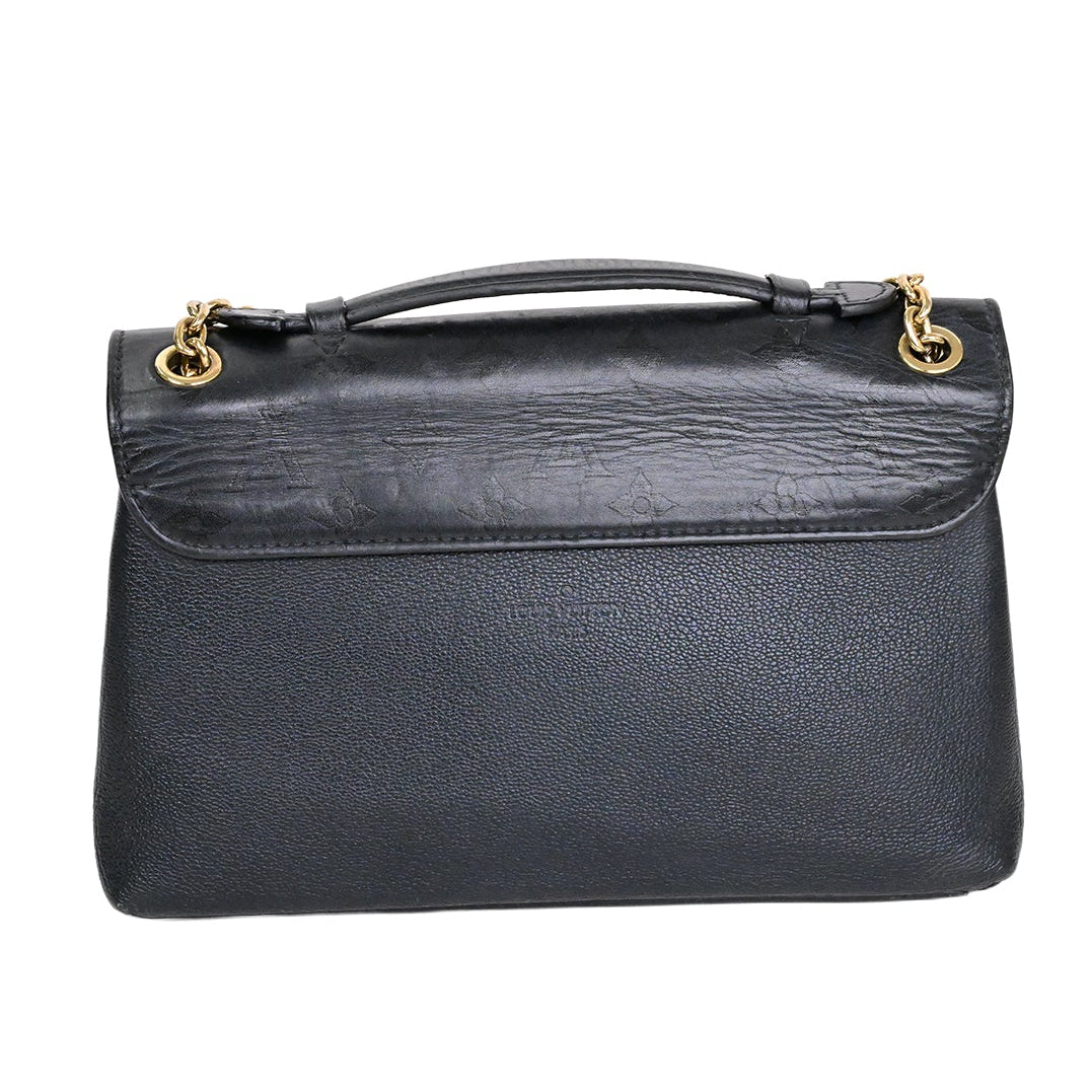 LOUIS VUITTON スムースレザー×グレインレザー:ノワールヴェリー チェーン バッグ2WAYバッグ・ショルダーバッグ