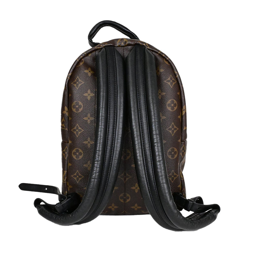 LOUIS VUITTON バックパック・リュック パームスプリングス ブラウン ブラック モノグラムキャンバス レザー