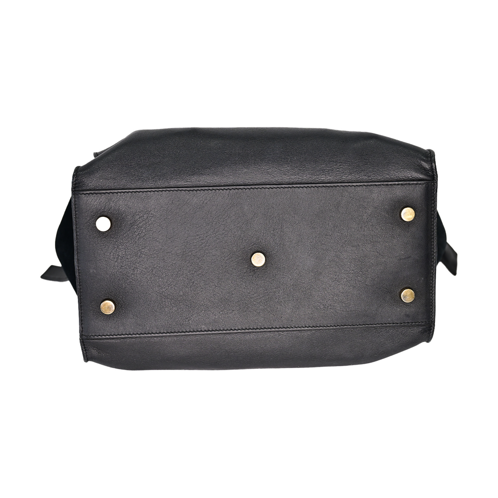 サンローラン ダウンタウンカバス YSL ベイビー ブラック グレインカー 2WAYショルダー 21308 トートバッグ